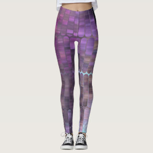 Helles Mosaik: mehrfarbiges, glänzendes Abstrakt. Leggings