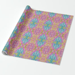Helles Multicolor Abstract Design Geschenkpapier