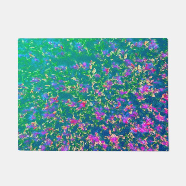 Helles Multicolor-Muster Fußmatte (Vorderseite)