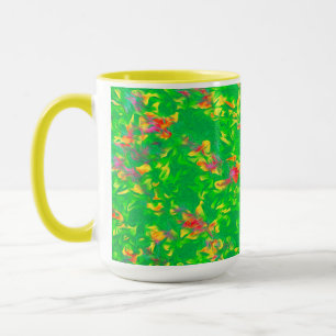 Helles Multicolor-Muster Tasse