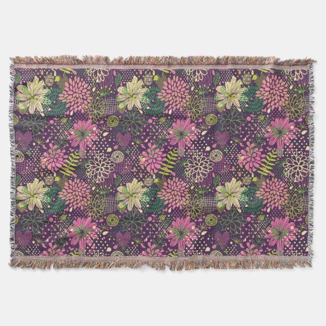 Helles Muster Decke (Vorderseite)