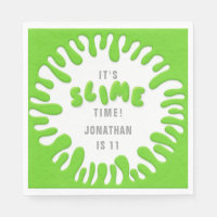 Helles Neon-Grün-Schleim-Party