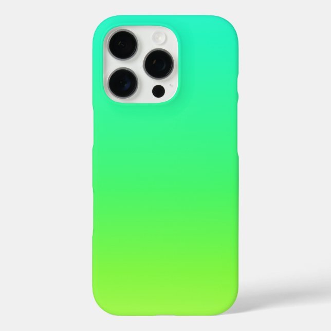 Helles Ombre Design iPhone 16 Pro Hülle (Rückseite)