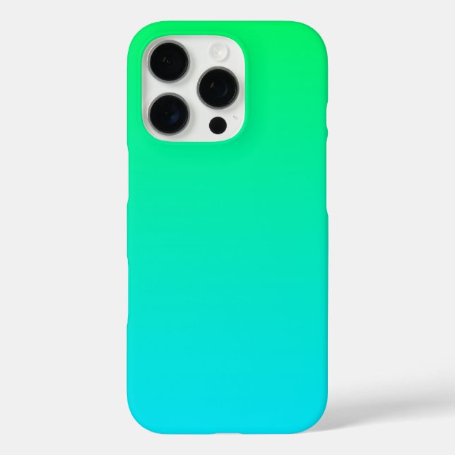 Helles Ombre Design iPhone 16 Pro Hülle (Rückseite)