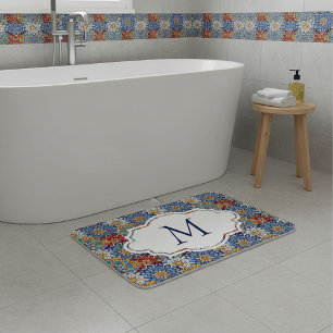 helles personalisiertes Mandala-Badezimmer-Matte Badematte