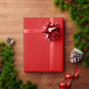 Helles Red Christmas Wrapping Paper Roll Geschenkpapier