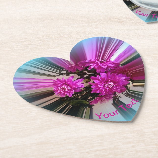 Helles rosa Blume Muster Bouquet Blumenmuster Untersetzer (angewinkelt)