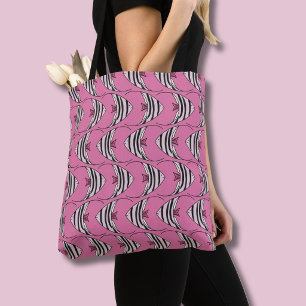 Helles Rosa Fischmuster Tasche