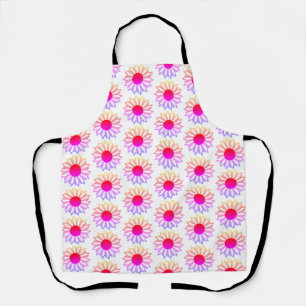 Helles Rosa Gelbes Blumen Apron Schürze