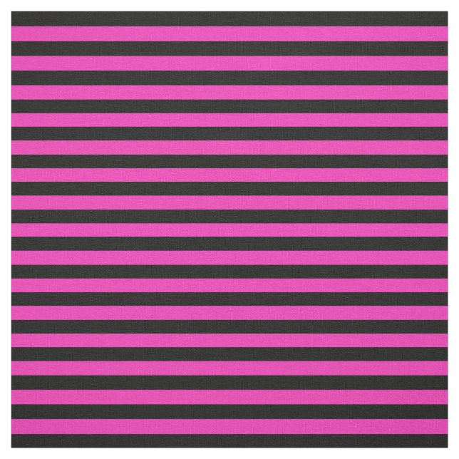 Helles Rosa, schwarzer Mitternachtsstengel, Stoff (Muster)
