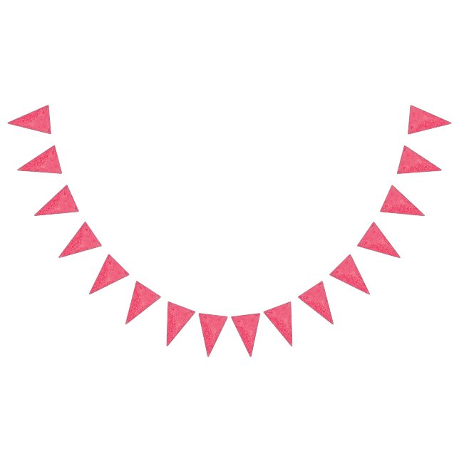 Helles rosa Textildesign mit zentraler Blu Wimpelkette (Alle)