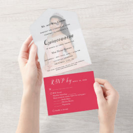 Helles Rotes Foto UAWG Einladung