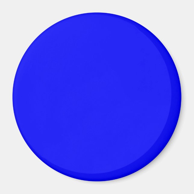 Helles Royal Blue Solid Trend - Hintergrund Magnet (Vorne)