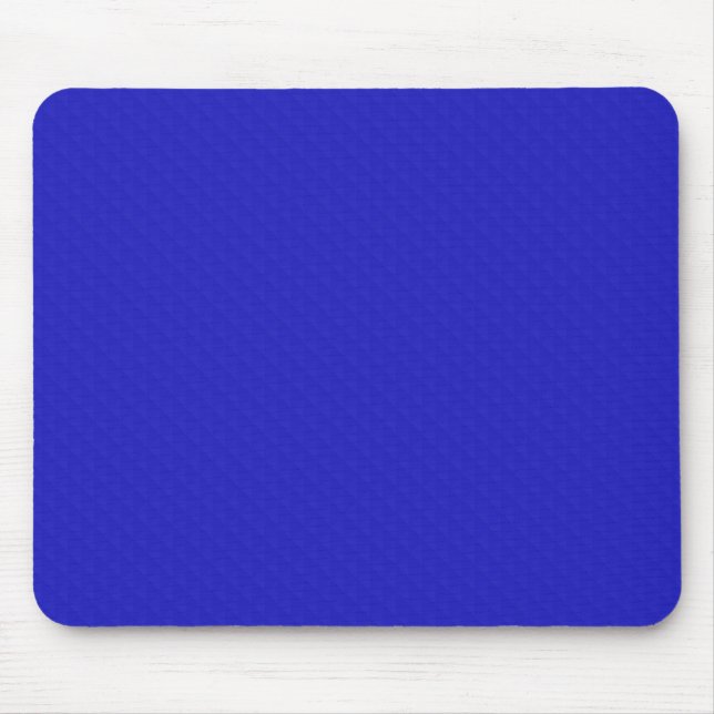 Helles, solides, neonblaues Texturdesign. Mousepad (Vorne)