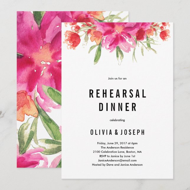 Helles Sommeressen Probe Einladung (Vorne/Hinten)