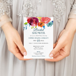 Helles Sommerfarbenfroh modernes Brautparty Einladung