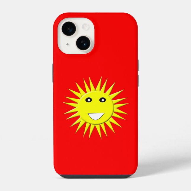 Helles Sonnenschein iPhone 14 Hülle (Rückseite)