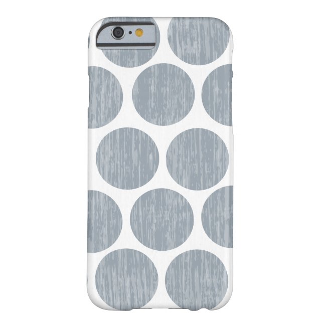 Helles Stahlgrau-beunruhigtes Tupfen iPhone 6 Case-Mate iPhone Hülle (Rückseite)