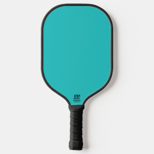 Helles Türkis Aquamarin Cyan Einfarbig Pickleball Schläger