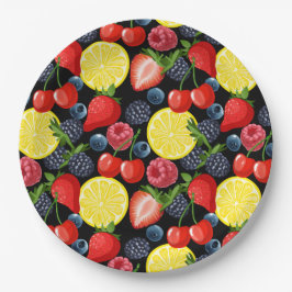 Helles und feines Fruchtpapier Pappteller