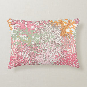 Helles Unterwasser-nahtloses Muster mit schönem  Dekokissen