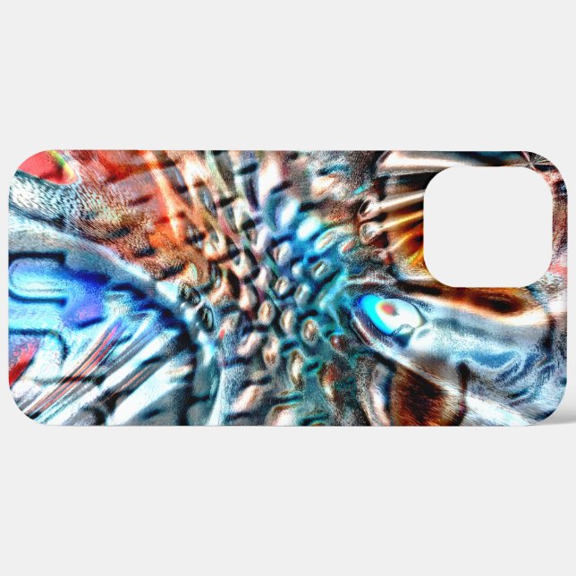 Helles, verdrilltes Samt oder Samt Case-Mate iPhone Hülle (Hinten (horizontal))