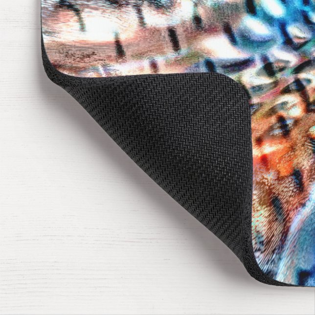 Helles, verdrilltes Samt oder Samt Mousepad (Ecke)