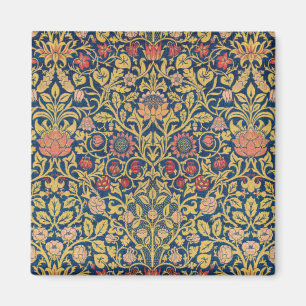 Helles Violett und Akelei (von William Morris) Magnet