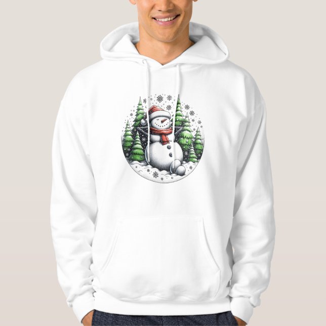 Helles Weihnachtsaddictive Hoodie (Vorderseite)