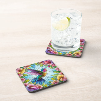 HELLFARBENE GLASHEIZBIREN GETRÄNKEUNTERSETZER