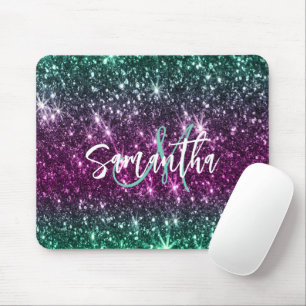 Hellfarbiger Glitzer Mousepad