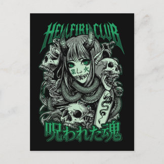 Hellfire Club Succubus Anime Postkarte