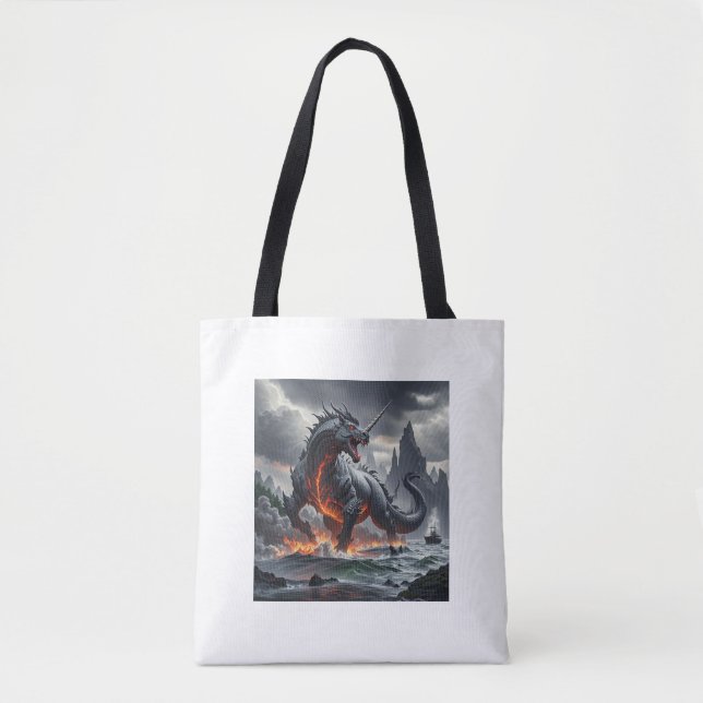 Hellfire Unidragon Tote Bag Tasche (Vorderseite)