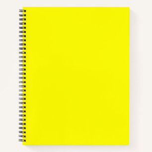 Hellgelb (einfarbig) notizbuch