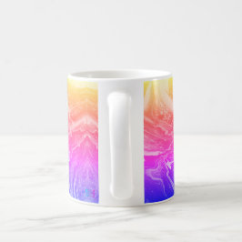 Hellgelb Orange Pink Lila Kaffee Tasse