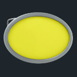 Hellgelb Ovale Gürtelschnalle<br><div class="desc">Hellgelb (feste Farbe)</div>