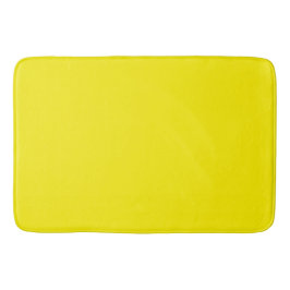 Hellgelb: Solide Farbe Badematte