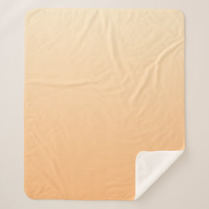 Hellgelb und orange Farblinie Sherpadecke