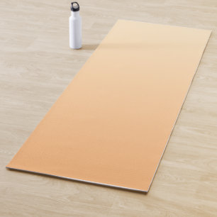 Hellgelb und orange Farblinie Yogamatte