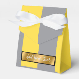 Hellgelb und weich grau individuell angepasst geschenkschachtel