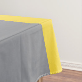 Hellgelb und weich grau individuell angepasst tischdecke