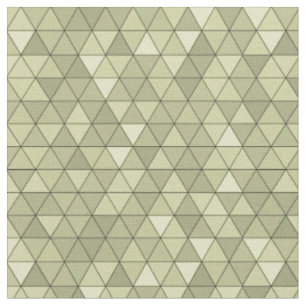 Hellgelbe Dreiecke Geometrisches Fahrzeug Stoff