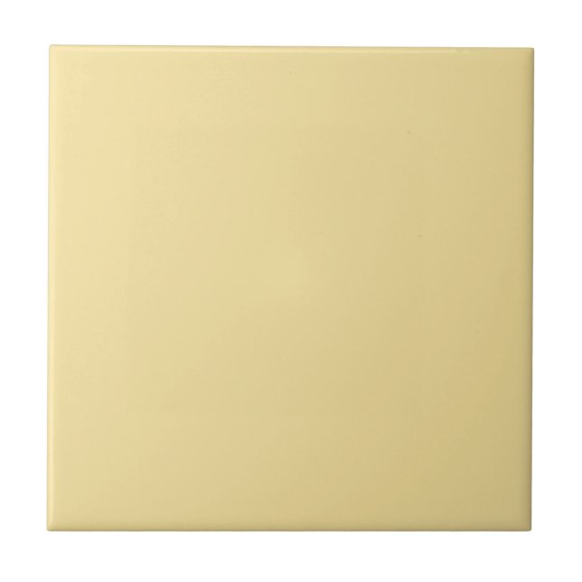 Hellgelbe Farbtafel Fliese (Vorderseite)