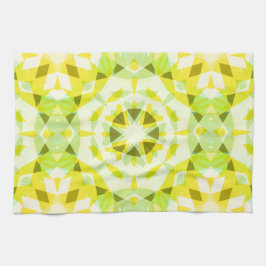 Hellgelbe grüne Sommer-Star Dopamin-Dekoration Art Geschirrtuch