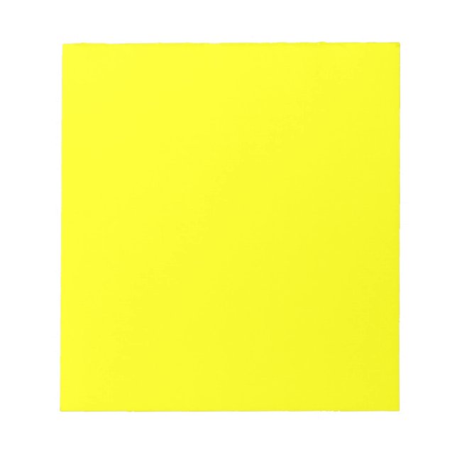 Hellgelbe Notepad EZ-C Notizblock (Vorderseite)