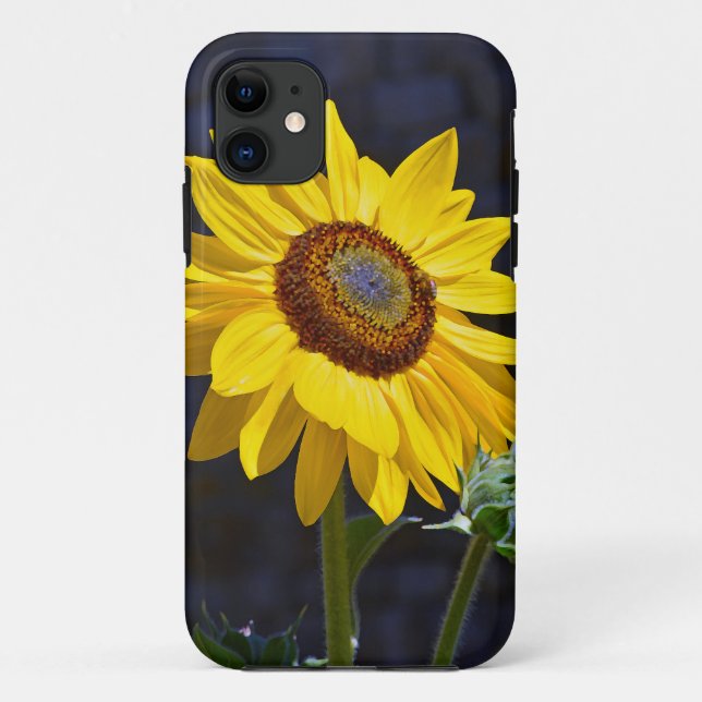 Hellgelbe Sonnenblume Case-Mate iPhone Hülle (Rückseite)