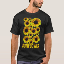 Hellgelbe Sonnenblume - T-Shirt