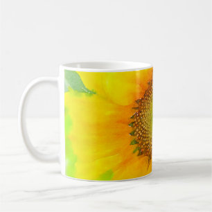Hellgelbe Sonnenblume Tasse