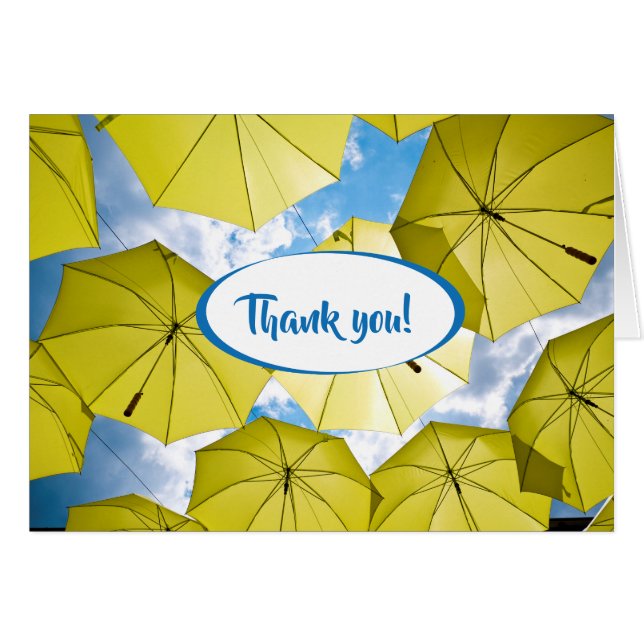 Hellgelbe Sonnenschirme (Vorderseite (Horizontal))