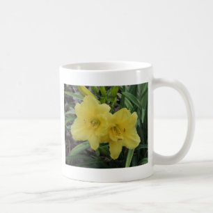 Hellgelbe Taglilien Kaffeetasse